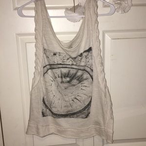 Free people compass lace up tank